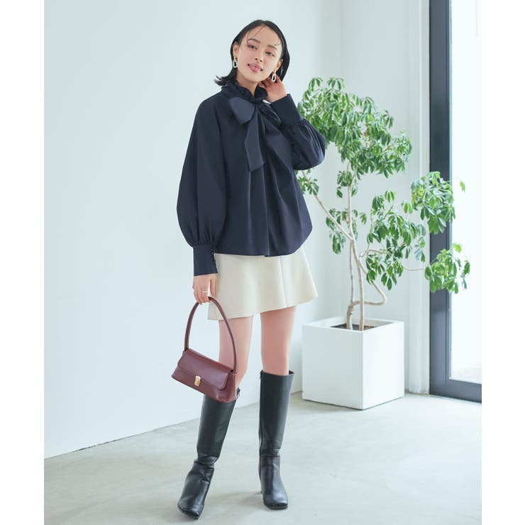 クラシカル・2wayフリルブラウス（ボウタイ付き） | RUIRUE BOUTIQUE | 詳細画像11 