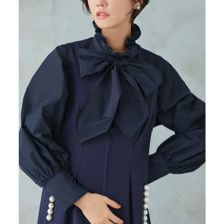 クラシカル・2wayフリルブラウス（ボウタイ付き） | RUIRUE BOUTIQUE | 詳細画像9 