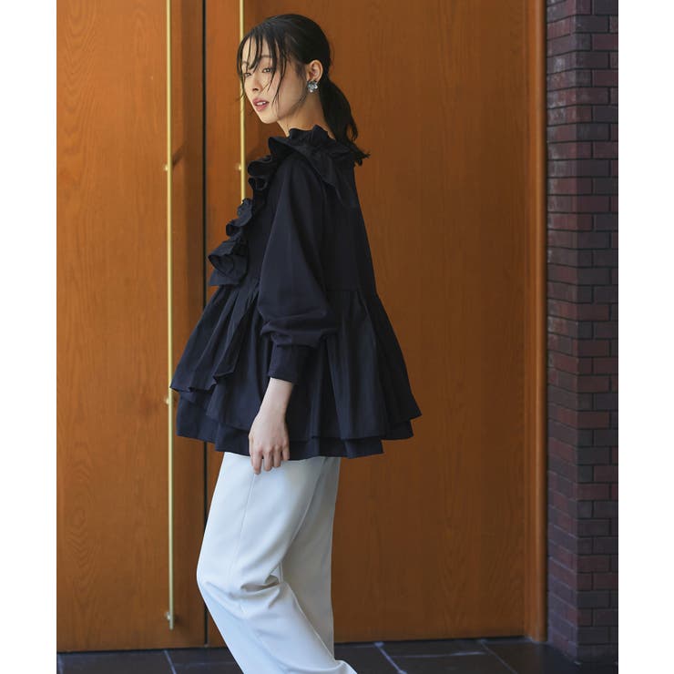 ショルダーフリルペプラムトップス | RUIRUE BOUTIQUE | 詳細画像12 