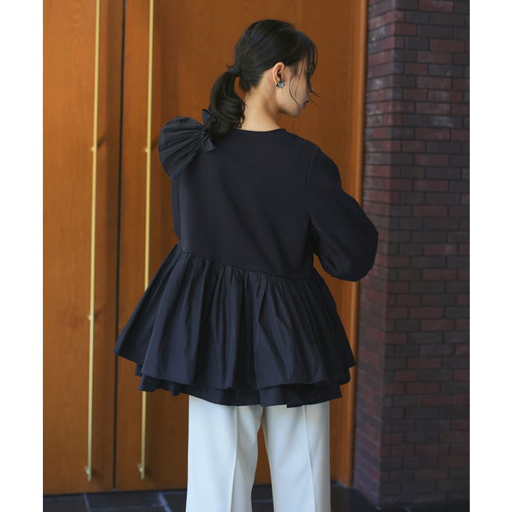 ショルダーフリルペプラムトップス | RUIRUE BOUTIQUE | 詳細画像13 