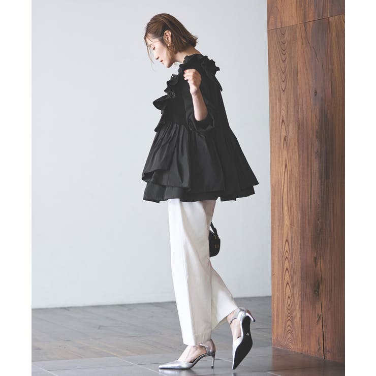 ショルダーフリルペプラムトップス | RUIRUE BOUTIQUE | 詳細画像2 