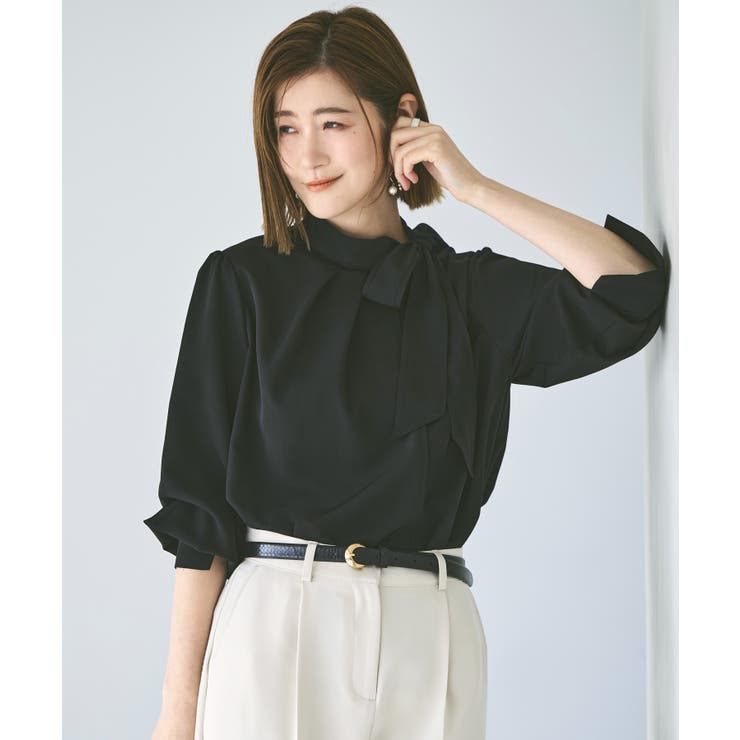 【洗える】サイドボウタイブラウス | RUIRUE BOUTIQUE | 詳細画像11 