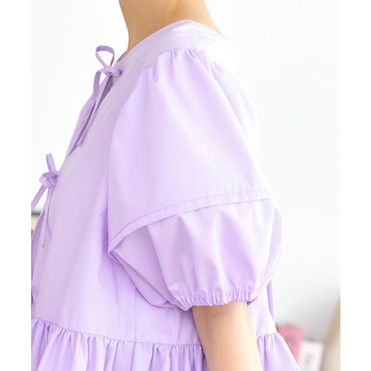 【洗える】前後2wayペプラムリボンブラウス | RUIRUE BOUTIQUE | 詳細画像22 
