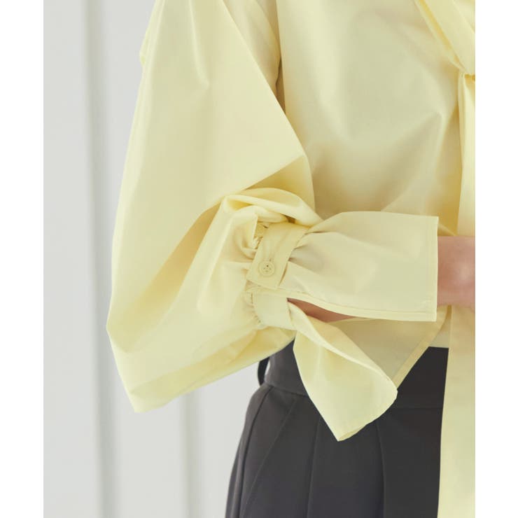 【洗える】2way プレシャス スタンダードシャツ(ボウタイ付) | RUIRUE BOUTIQUE | 詳細画像21 