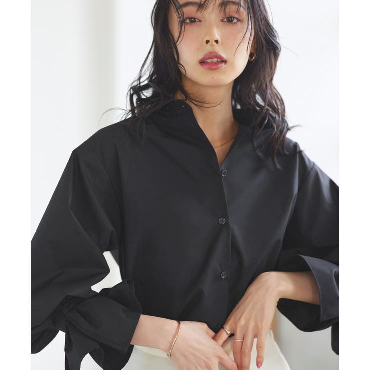 【洗える】2way プレシャス スタンダードシャツ(ボウタイ付) | RUIRUE BOUTIQUE | 詳細画像9 