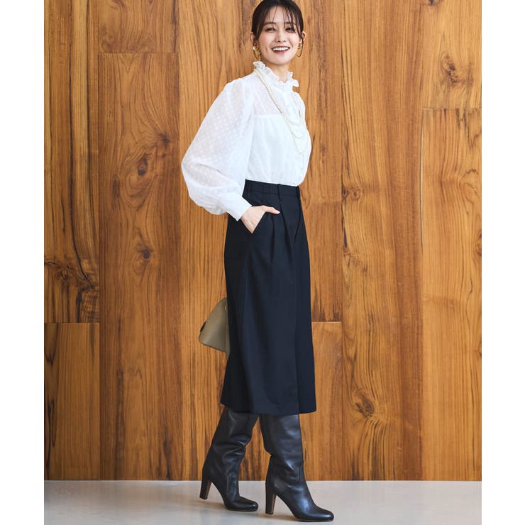 ドットシフォンピンタックブラウス | RUIRUE BOUTIQUE | 詳細画像5 