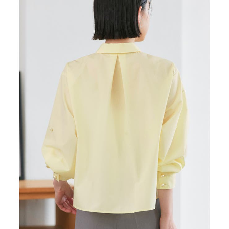 パールドットクロップドシャツ | RUIRUE BOUTIQUE | 詳細画像10 
