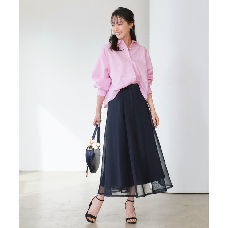 パールドットクロップドシャツ | RUIRUE BOUTIQUE | 詳細画像16 