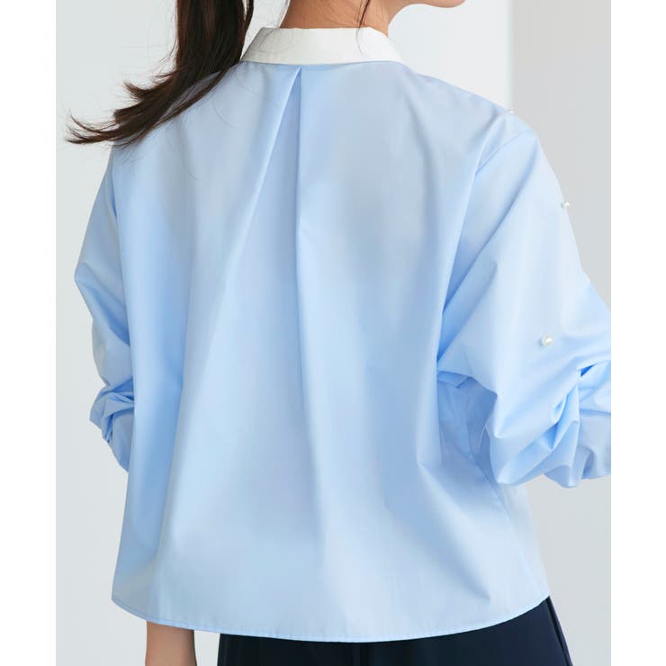 パールドットクロップドシャツ | RUIRUE BOUTIQUE | 詳細画像39 