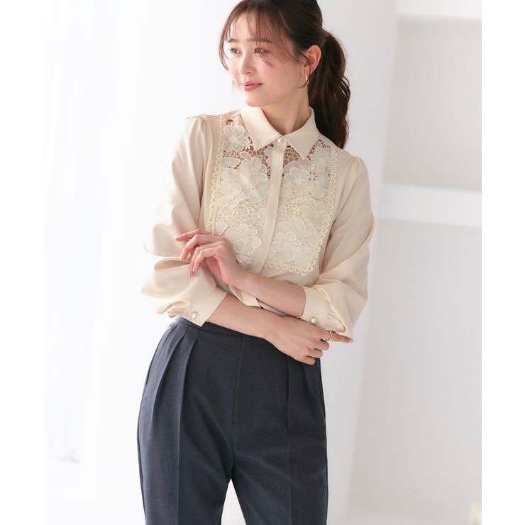 フラワーモチーフブラウス | RUIRUE BOUTIQUE | 詳細画像10 