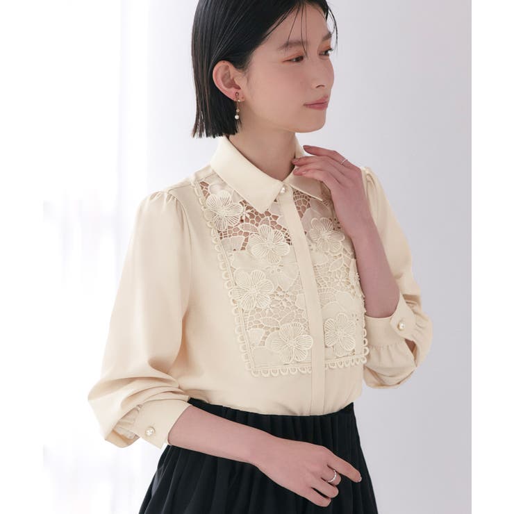 フラワーモチーフブラウス | RUIRUE BOUTIQUE | 詳細画像19 