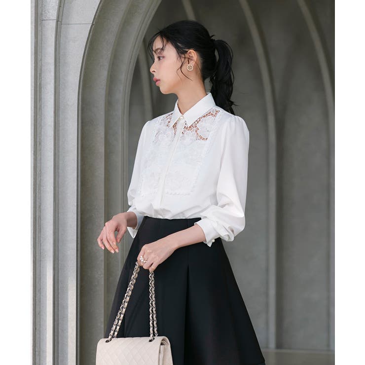 フラワーモチーフブラウス | RUIRUE BOUTIQUE | 詳細画像4 