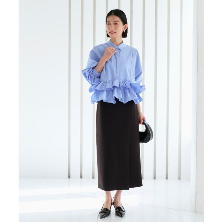 ダブルフリルクロップドドルマンシャツ | RUIRUE BOUTIQUE | 詳細画像20 