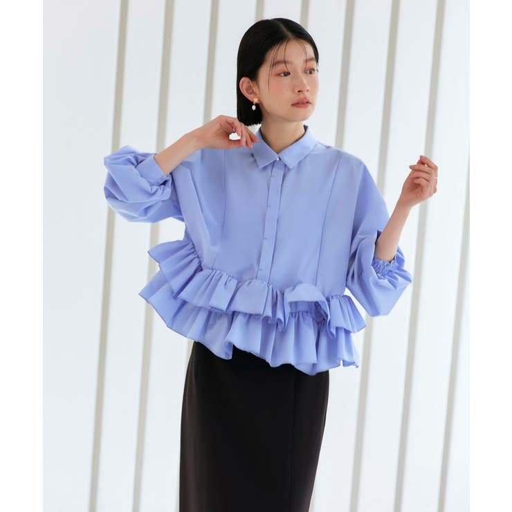 ダブルフリルクロップドドルマンシャツ | RUIRUE BOUTIQUE | 詳細画像21 