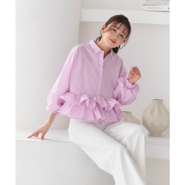 ダブルフリルクロップドドルマンシャツ | RUIRUE BOUTIQUE | 詳細画像27 
