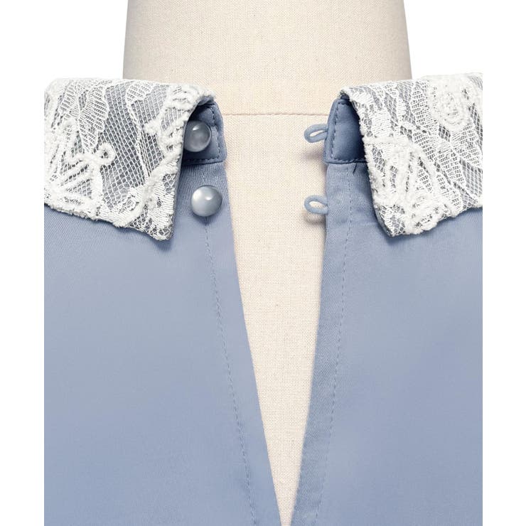洗える配色レースカラーブラウス | RUIRUE BOUTIQUE | 詳細画像17 