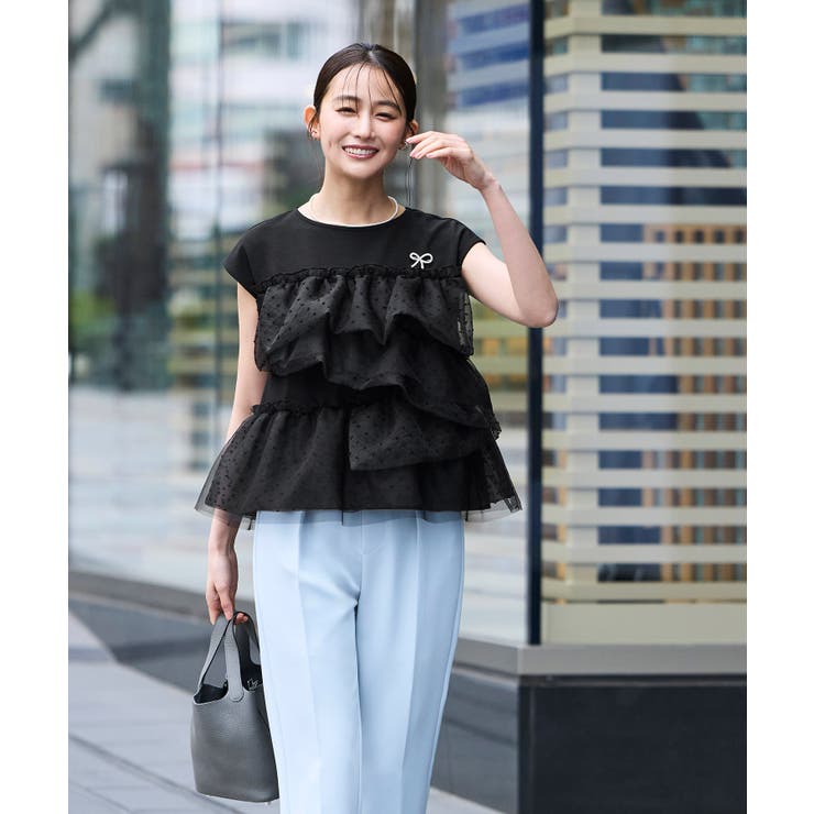 シアードット×チュール デザイントップス | RUIRUE BOUTIQUE | 詳細画像16 