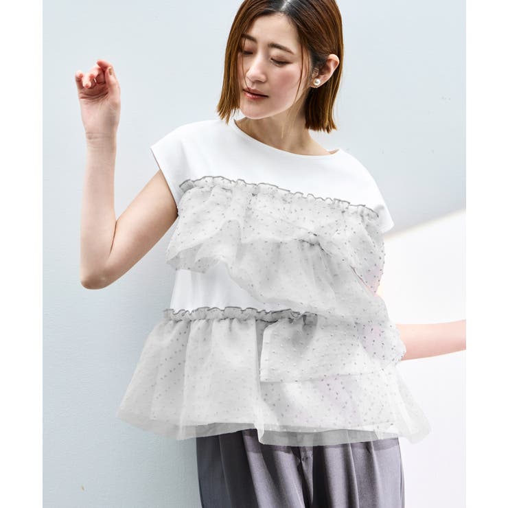 シアードット×チュール デザイントップス | RUIRUE BOUTIQUE | 詳細画像19 