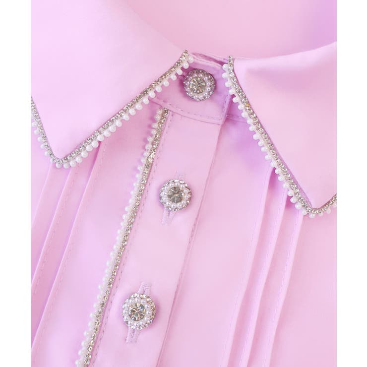 【洗える】ビジューボタン・レイヤーフリル ドレスブラウス | RUIRUE BOUTIQUE | 詳細画像28 