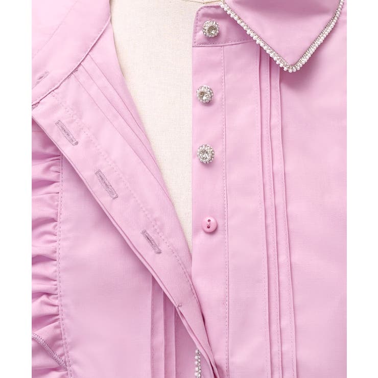 【洗える】ビジューボタン・レイヤーフリル ドレスブラウス | RUIRUE BOUTIQUE | 詳細画像29 