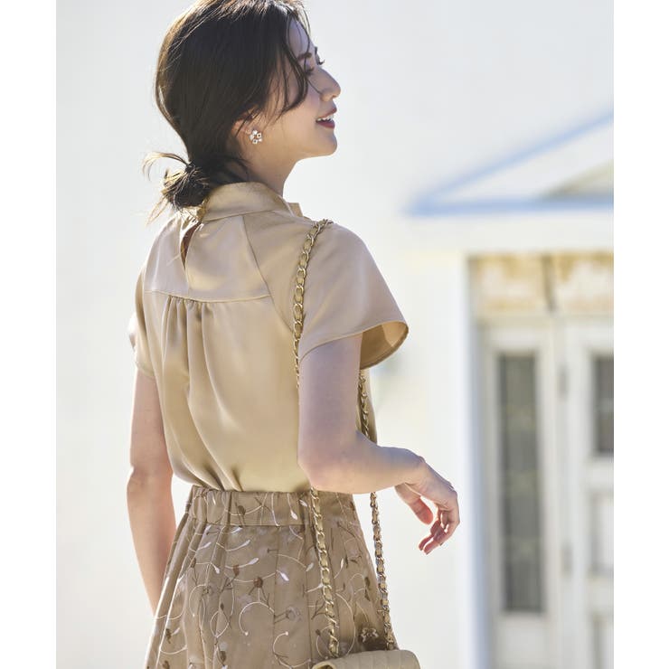 ウエーブタックパールブラウス | RUIRUE BOUTIQUE | 詳細画像59 