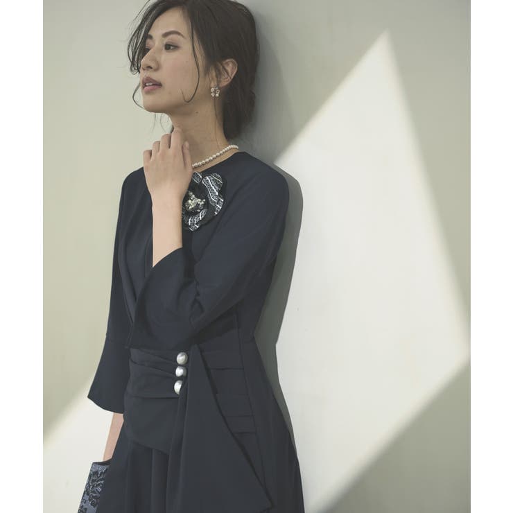 ウエストパールフレアワンピース | RUIRUE BOUTIQUE | 詳細画像5 