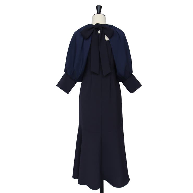 構築スリーブマーメイドシルエットロングワンピ | RUIRUE BOUTIQUE | 詳細画像15 