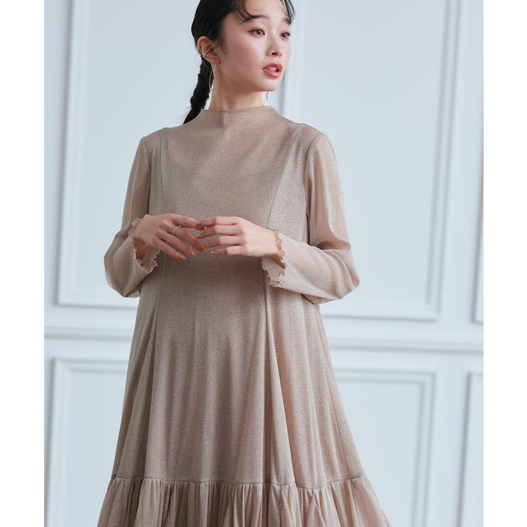 ラメチュールメロウワンピースドレス | RUIRUE BOUTIQUE | 詳細画像23 