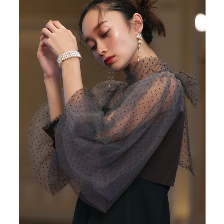 シアードットIラインワンピースドレス | RUIRUE BOUTIQUE | 詳細画像11 