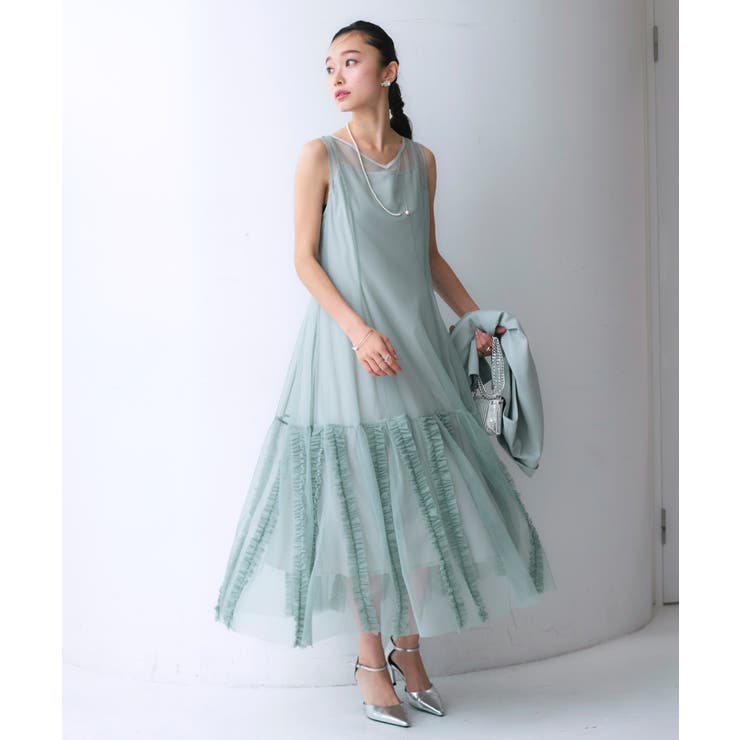 ジャケット＆チュールフリルワンピースセット | RUIRUE BOUTIQUE | 詳細画像13 