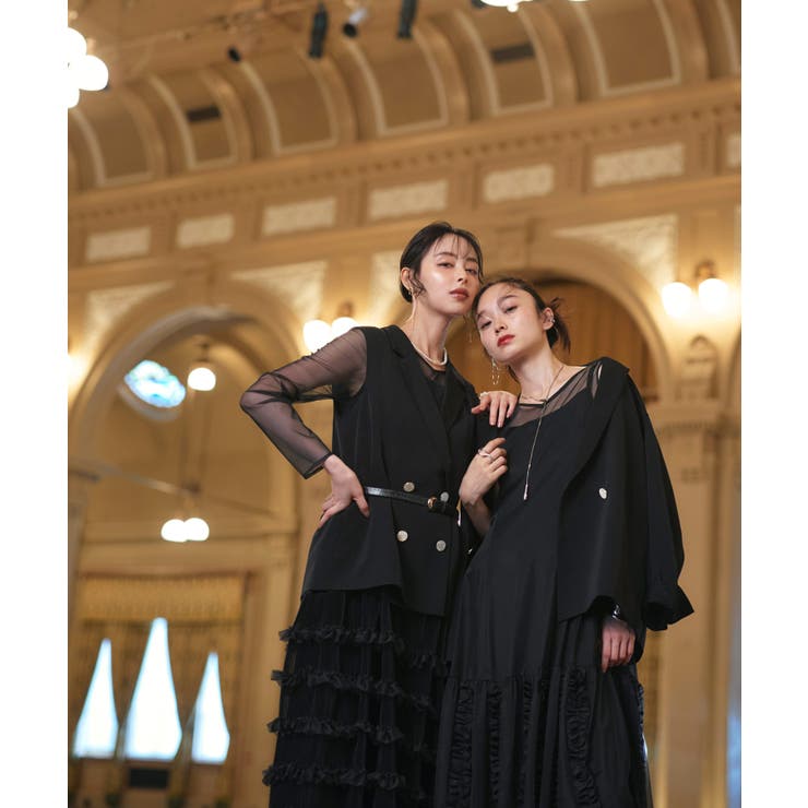 ジャケット＆チュールフリルワンピースセット | RUIRUE BOUTIQUE | 詳細画像26 
