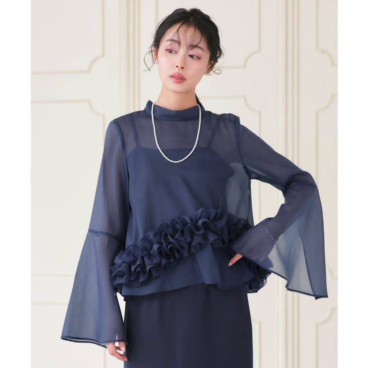 シアーオーガンジートップス＆ストレッチキャミドレス | RUIRUE BOUTIQUE | 詳細画像14 