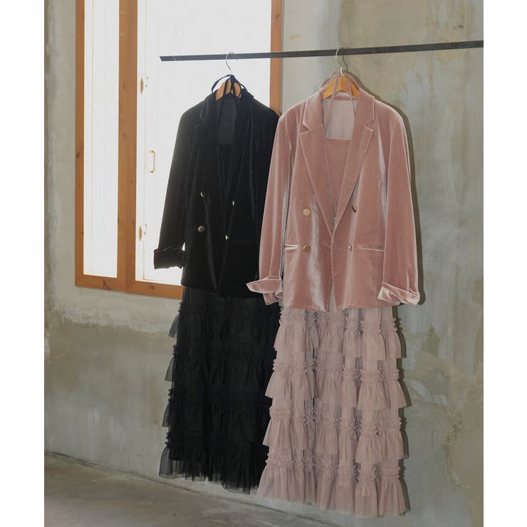 チュールフリルベロアセットアップ | RUIRUE BOUTIQUE | 詳細画像40 