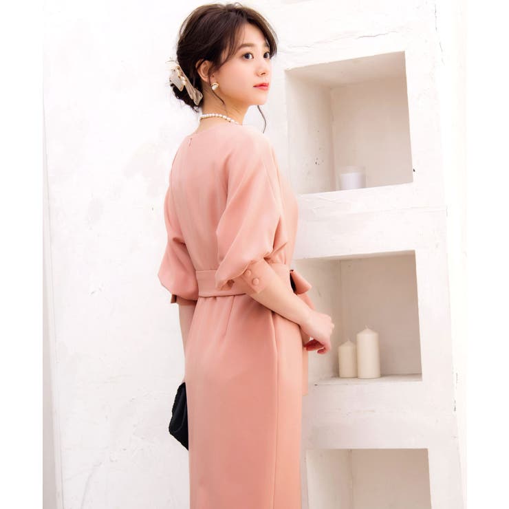ロング＆リーンシルエットが美しいバルーンスリーブワンピース | RUIRUE BOUTIQUE | 詳細画像19 