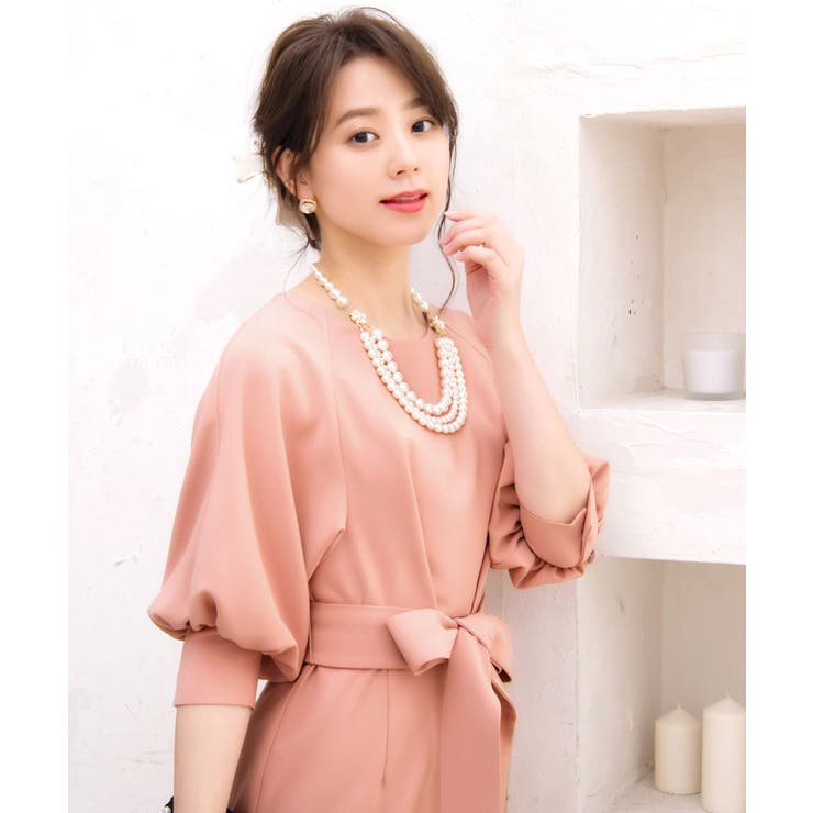 ロング＆リーンシルエットが美しいバルーンスリーブワンピース | RUIRUE BOUTIQUE | 詳細画像20 