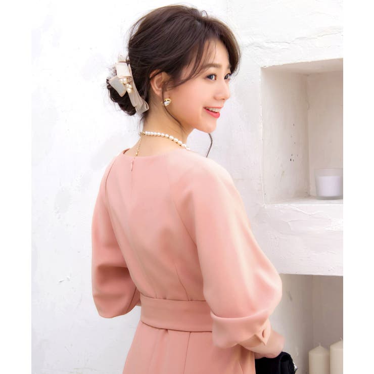 ロング＆リーンシルエットが美しいバルーンスリーブワンピース | RUIRUE BOUTIQUE | 詳細画像21 