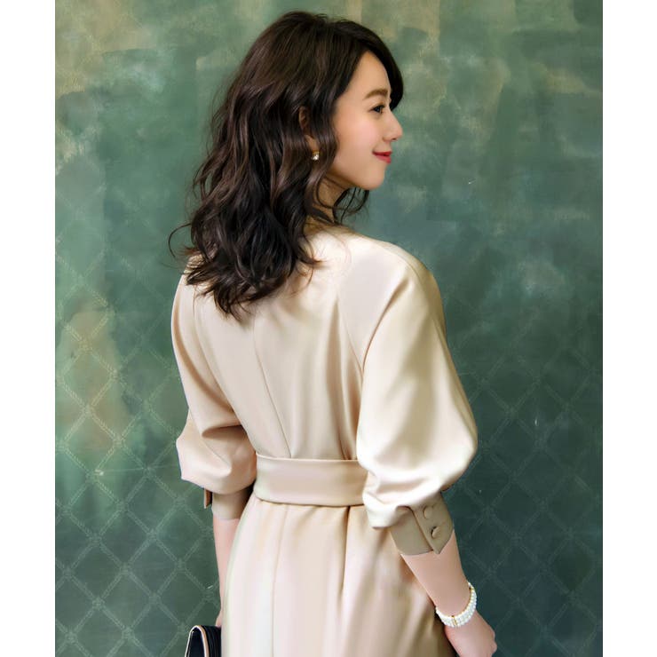 ロング＆リーンシルエットが美しいバルーンスリーブワンピース | RUIRUE BOUTIQUE | 詳細画像25 
