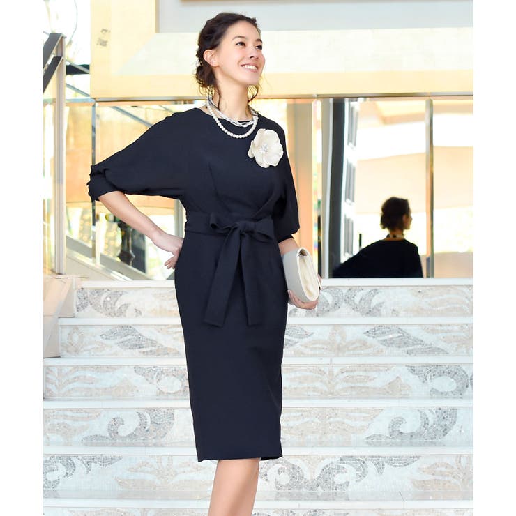 ロング＆リーンシルエットが美しいバルーンスリーブワンピース | RUIRUE BOUTIQUE | 詳細画像29 