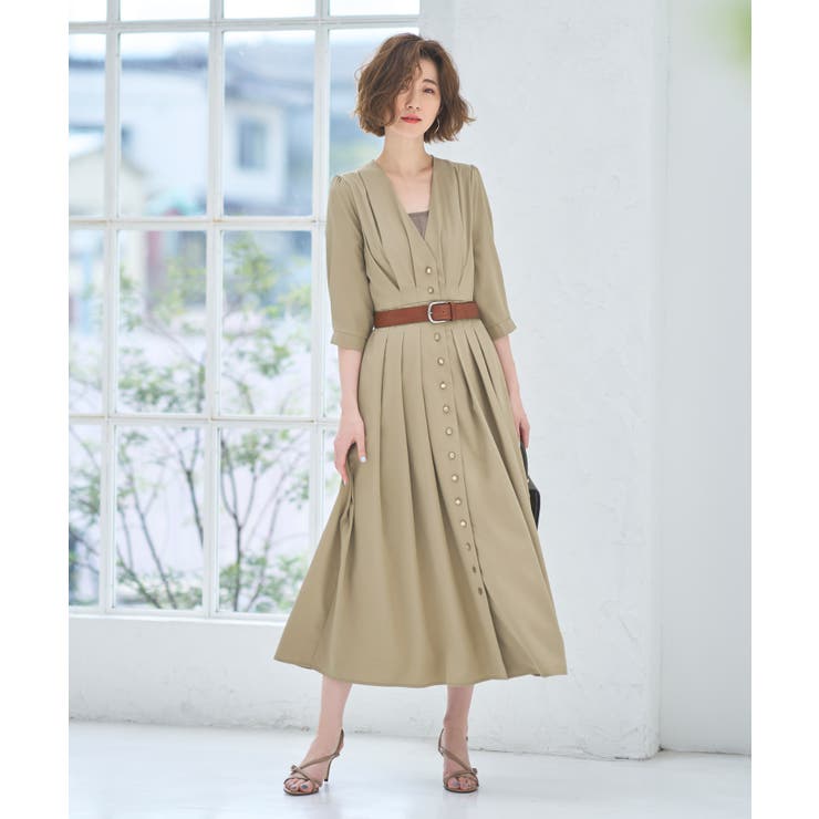 2wayフロントボタンタックワンピース | RUIRUE BOUTIQUE | 詳細画像24 