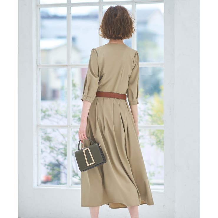 2wayフロントボタンタックワンピース | RUIRUE BOUTIQUE | 詳細画像27 