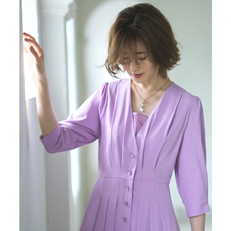2wayフロントボタンタックワンピース | RUIRUE BOUTIQUE | 詳細画像33 