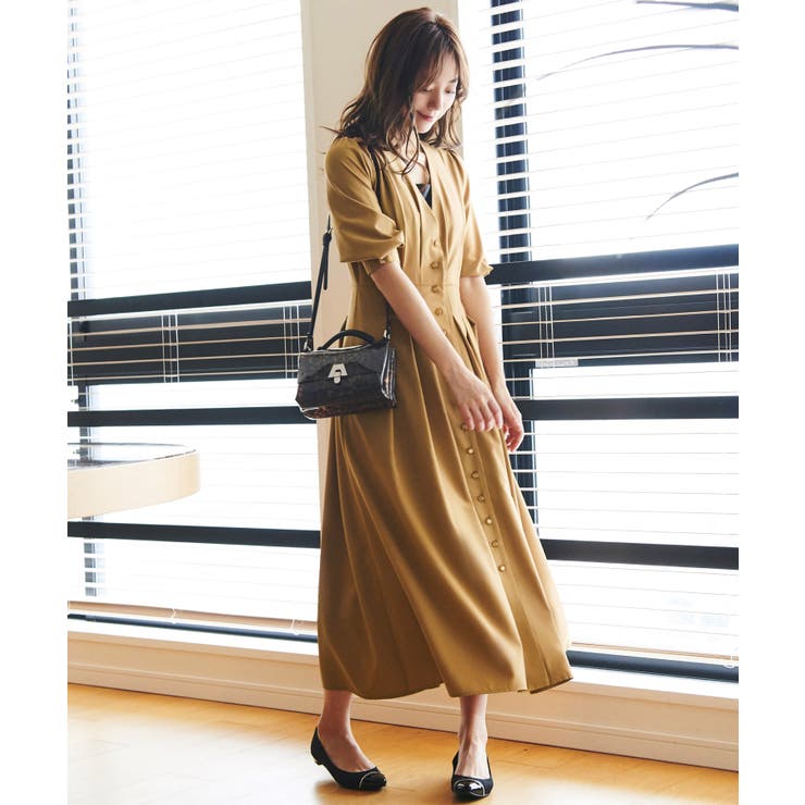 2wayフロントボタンタックワンピース | RUIRUE BOUTIQUE | 詳細画像38 