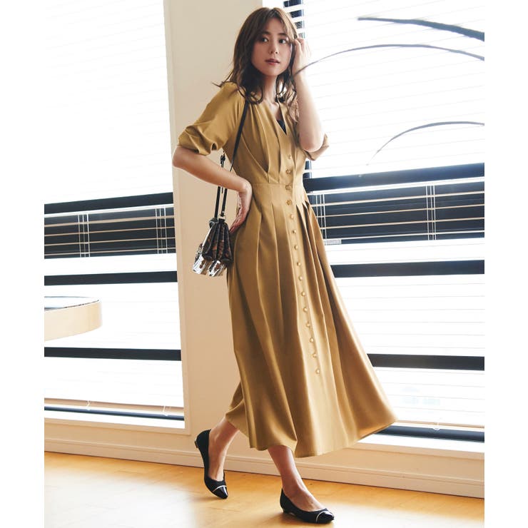 2wayフロントボタンタックワンピース | RUIRUE BOUTIQUE | 詳細画像43 