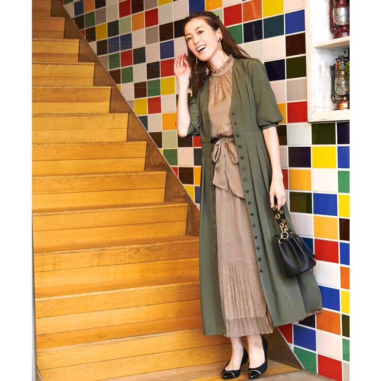 2wayフロントボタンタックワンピース | RUIRUE BOUTIQUE | 詳細画像44 