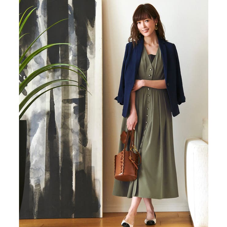 2wayフロントボタンタックワンピース | RUIRUE BOUTIQUE | 詳細画像45 