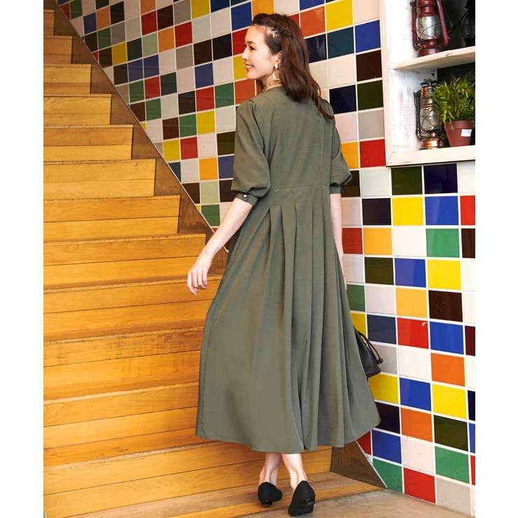2wayフロントボタンタックワンピース | RUIRUE BOUTIQUE | 詳細画像54 