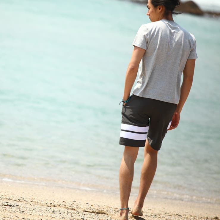 水着メンズサーフパンツインナー付海パン海外旅行