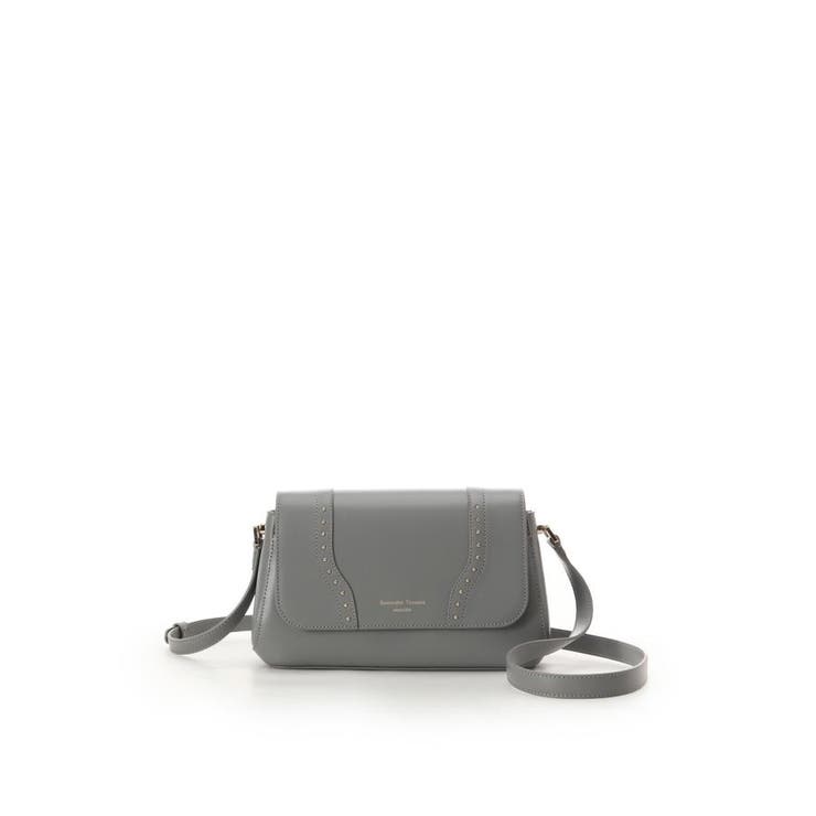 スタッズレザーショルダーバッグ[品番：STJW0014745]｜Samantha 