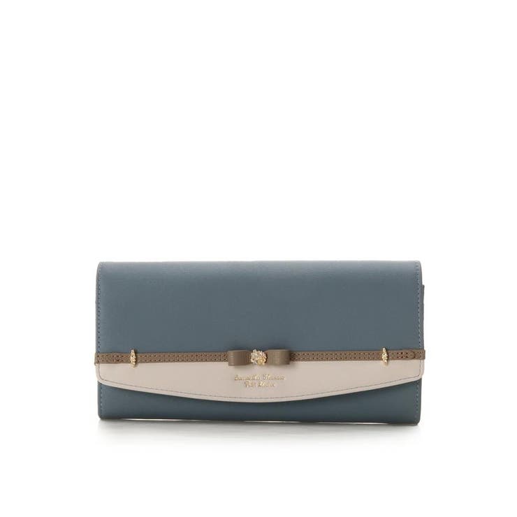 ダルブルー | フラワーリボンベルト 長財布 | Samantha Thavasa Petit Choice