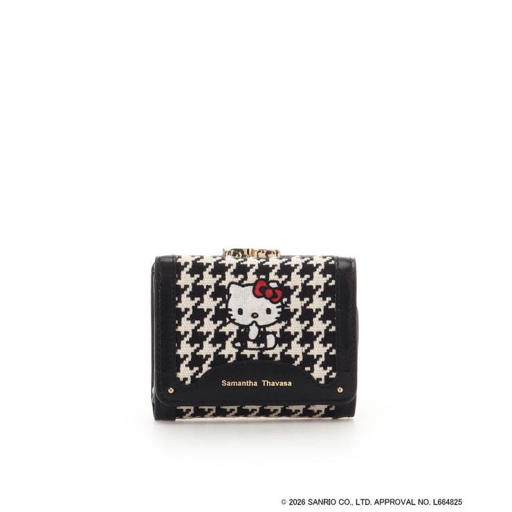 ブラック | 「ハローキティ」コレクション 口金折財布（ブラック） | Samantha Thavasa